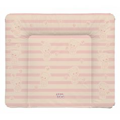  Babastar puha pelenkázó lap 85*75 cm - Rózsaszín apró maci + pillangó 