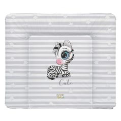 Babastar puha pelenkázó lap 85*75 cm - Szürke zebra