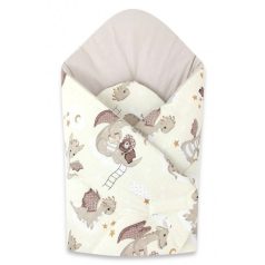 Baby Shop kókuszpólya 75x75cm - bézs sárkány 