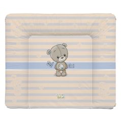   Babastar puha pelenkázó lap 75*72 cm - Kék maci + pillangó 