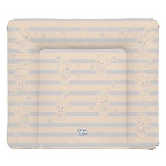   Babastar puha pelenkázó lap 75*72 cm - Levendula apró maci + pillangó 