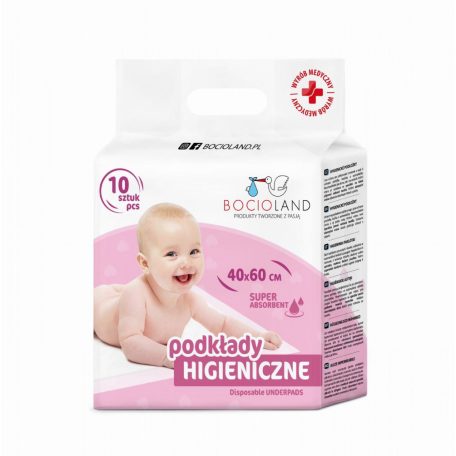 Bocioland eldobható pelenkázó alátét 40*60 cm - 10 db