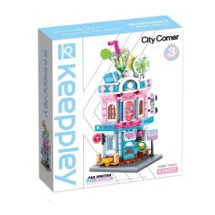   QMAN® K28005 Keeppley készségfejlesztő építőjáték lányoknak 300 db építőkocka - Mojito koktélbár