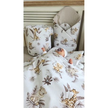 Baby Shop 3 részes ágynemű garnitúra - Szavannai állatok