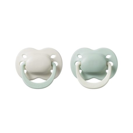 Tommee Tippee Newborn Újszülött szilikon cumi 0-2 hó 2 db - Zöld/Krém