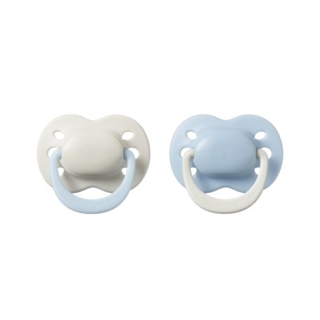 Tommee Tippee Newborn Újszülött szilikon cumi 0-2 hó 2 db - Kék/Krém