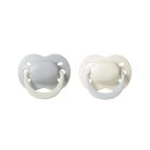 Tommee Tippee Newborn Újszülött szilikon cumi 0-2 hó 2 db - Boy Szürke/Krém