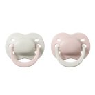Tommee Tippee Newborn Újszülött szilikon cumi 0-2 hó 2 db - Puder/Krém