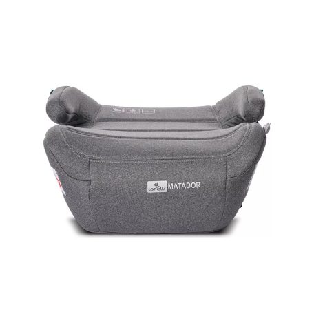 Lorelli Matador autós ülésmagasító ISOFIX 125-150 cm - Attach Grey