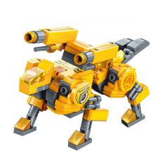   QMAN® 41213 készségfejlesztő építőjáték ÚJ: Csoda Kocka Lézerágyús Gepárd