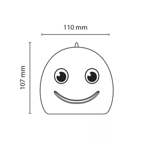 Asalite LED Éjjeli Lámpa Halacska 1W