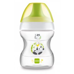   MAM Learn to drink cup - ivástanuló pohár 190 ml 6+ - Sárga panda macis