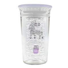   MAM Easy to Drink Cup 290 ml csöpögésmentes itatópohár 8+ hó - Lila zebra