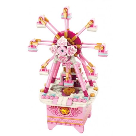 QMAN® 42107 készségfejlesztő építőjáték lányoknak  416 db építőkocka  3 az 1-ben Fantáziavilág