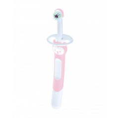   MAM Training Brush - bébifogkefe  5+ hó - pasztell rózsaszín
