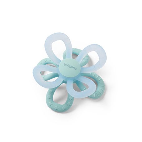 BabyOno rágóka flower kék 0+ hó