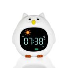 Zopa Szilikon baba ébresztőóra éjszakai fénnyel és zenével - Owl