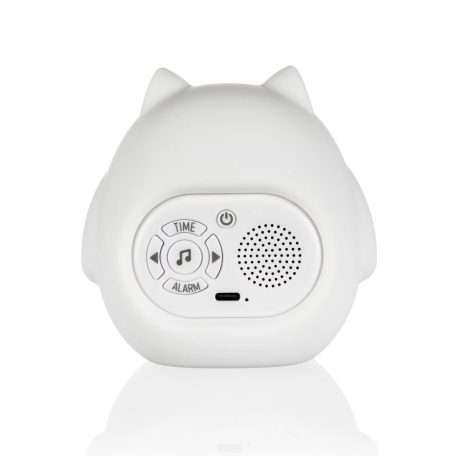 Zopa Szilikon baba ébresztőóra éjszakai fénnyel és zenével - Owl