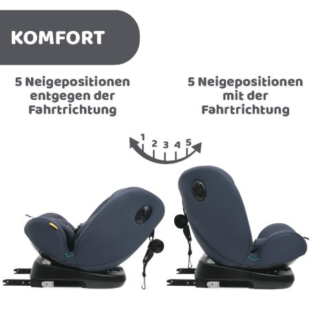 Chicco Unico Evo I-Size
fogatható Isofixes autósülés 40-150 cm -ig - Black