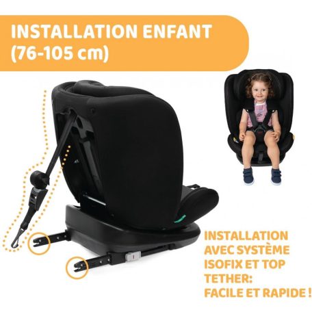Chicco Mokita I-Size autósülés 76-150 cm - Black