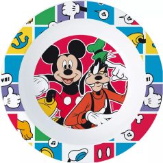 Mickey mintás műanyag mikrózható mélytányér