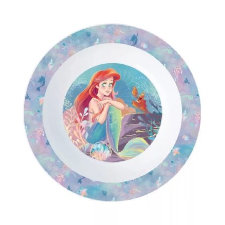 Kis Hableány mintás műanyag mikrózható mélytányér