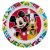 Mickey mintás műanyag mikrózható lapostányér 
