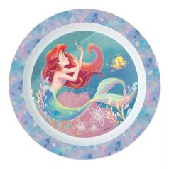 Kis Hableány mintás műanyag mikrózható lapostányér 