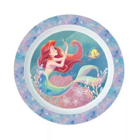 Kis Hableány mintás műanyag mikrózható lapostányér 