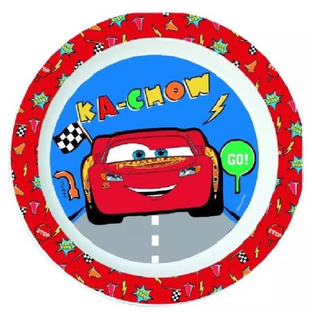 Verdák mintás műanyag mikrózható lapostányér 