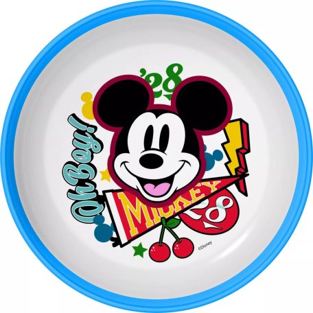 Mickey mintás műanyag mikrózható csúszásmentes mélytányér