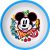 Mickey mintás műanyag mikrózható csúszásmentes mélytányér