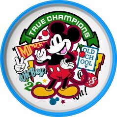   Mickey mintás műanyag mikrózható csúszásmentes lapostányér 