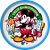 Mickey mintás műanyag mikrózható csúszásmentes lapostányér 