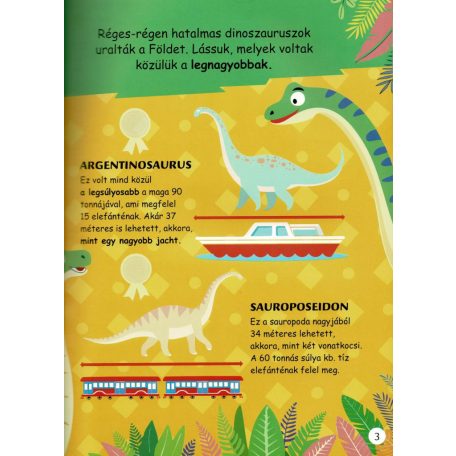 Rekordok a dinók világából