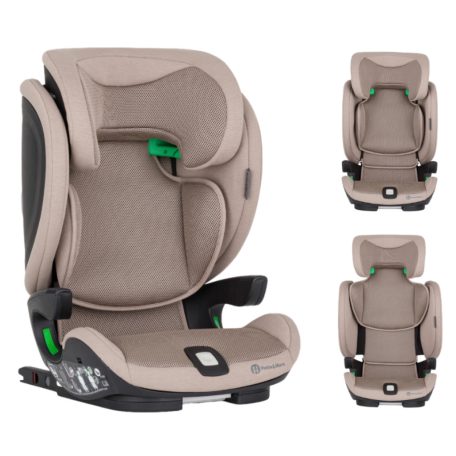 PETITE&MARS Elite Fix Pro i-Size gyermekülés - 100-150 cm - Tan Brown Air