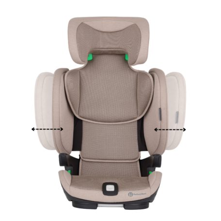 PETITE&MARS Elite Fix Pro i-Size gyermekülés - 100-150 cm - Tan Brown Air
