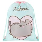 Majewski tornazsák, sportzsák - menta/rózsaszín Pusheen