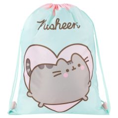 Majewski tornazsák, sportzsák - menta/rózsaszín Pusheen