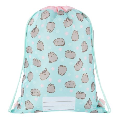 Majewski tornazsák, sportzsák - menta/rózsaszín Pusheen