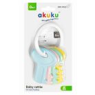 Akuku csörgő-rágóka kulcs 0+hó