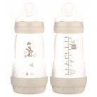 MAM Anti-Colic Matt Forest 260ml cumisüveg 2+ szürke nyuszi 