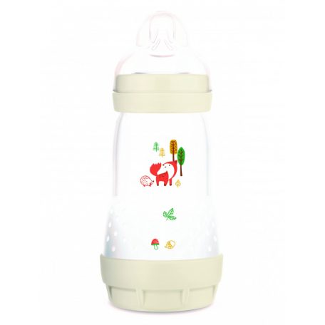 MAM Anti-Colic Matt Forest 260ml cumisüveg 2+ bézs, róka 