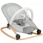 MoMi Lumiwood rezgő-zenélő pihenőszék - grey star