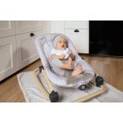 MoMi Lumiwood rezgő-zenélő pihenőszék - grey star