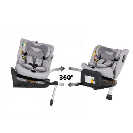 PETITE&MARS Twistguard Pro I-Size  autósülés 40-150cm - Gentle Grey Air