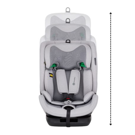 P&M Prime Pro i-Size Autósülés 76-150 cm (9-36) kg - Gentle Grey Air