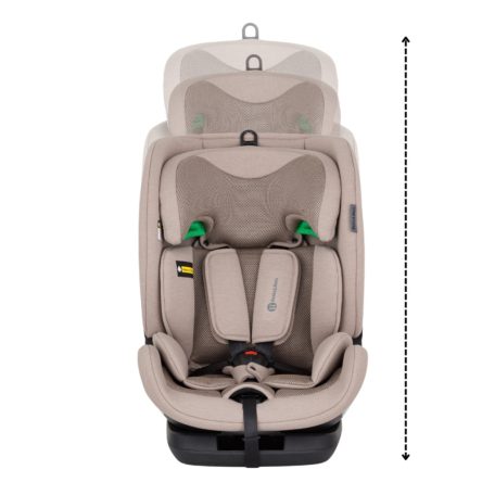 P&M Prime Pro i-Size Autósülés 76-150 cm (9-36) kg - Tan Brown Air