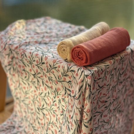 Bambusz muszlin 3db-os pelenka 68 x 68 cm - Pink Meadow