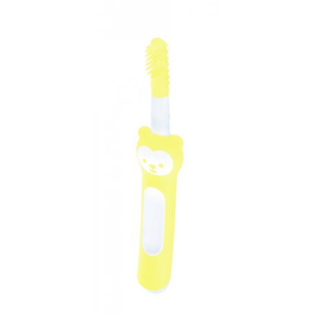 MAM Massaging Brush masszázsfogkefe 3+ hó - sárga